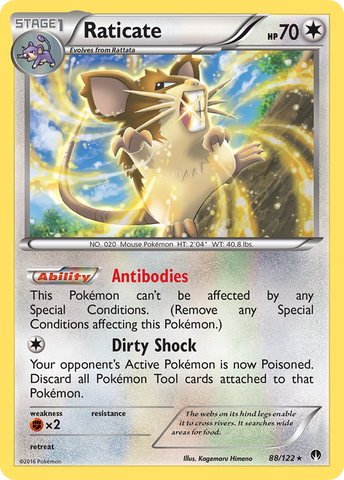 Raticate (88/122) [XY:BREAKpoint] 