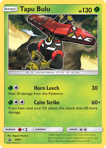 Tapu Bulu (SM61) [Sun &amp; Moon: Black Star Promos] 