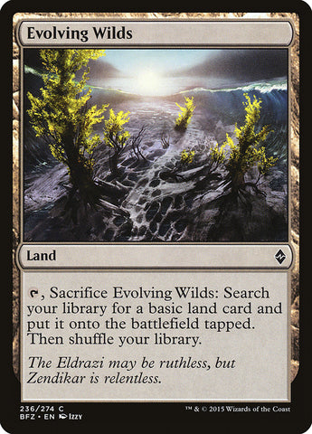 Evolving Wilds [Battle for Zendikar] 