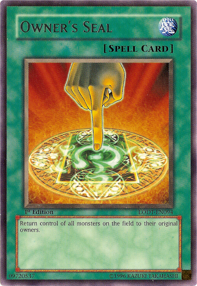 Owner's Seal [LODT-EN094] Rare 