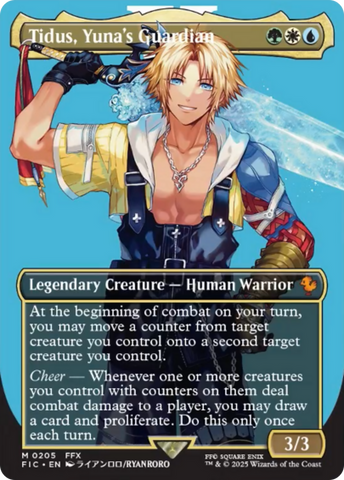 Tidus, Yuna's Guardian (Borderless) [FINAL FANTASY Commander] 
