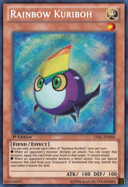 Rainbow Kuriboh [LVAL-EN004] Secret Rare 