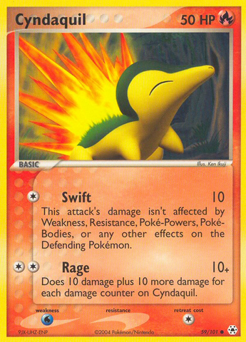 Cyndaquil (59/101) [EX: Hidden Legends] 