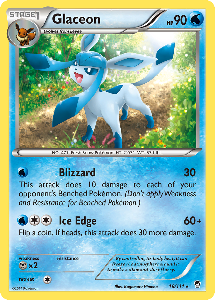 Glaceon (19/111) [XY: Furious Fists] 