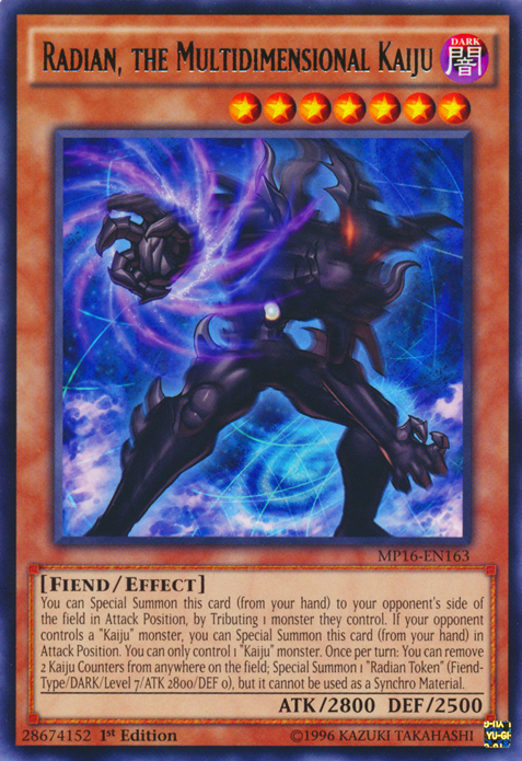 Radian, the Multidimensional Kaiju [MP16-EN163] Rare 