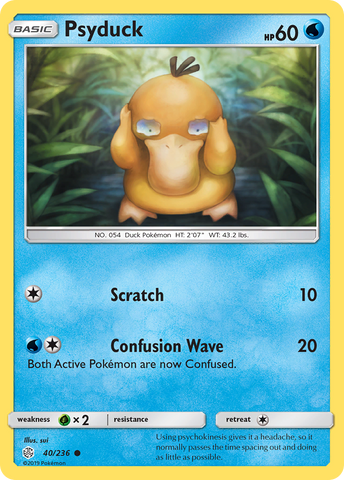 Psyduck (40/236) [Sun &amp; Moon: Cosmic Eclipse] 