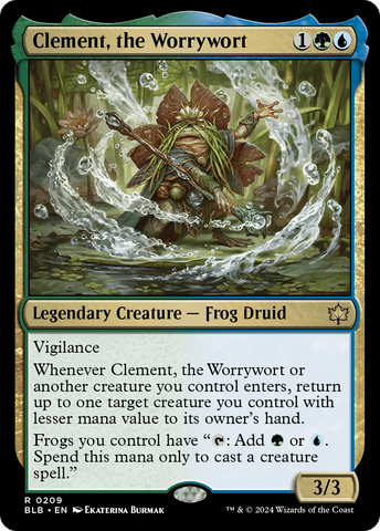 Clement, the Worrywort [Bloomburrow] 