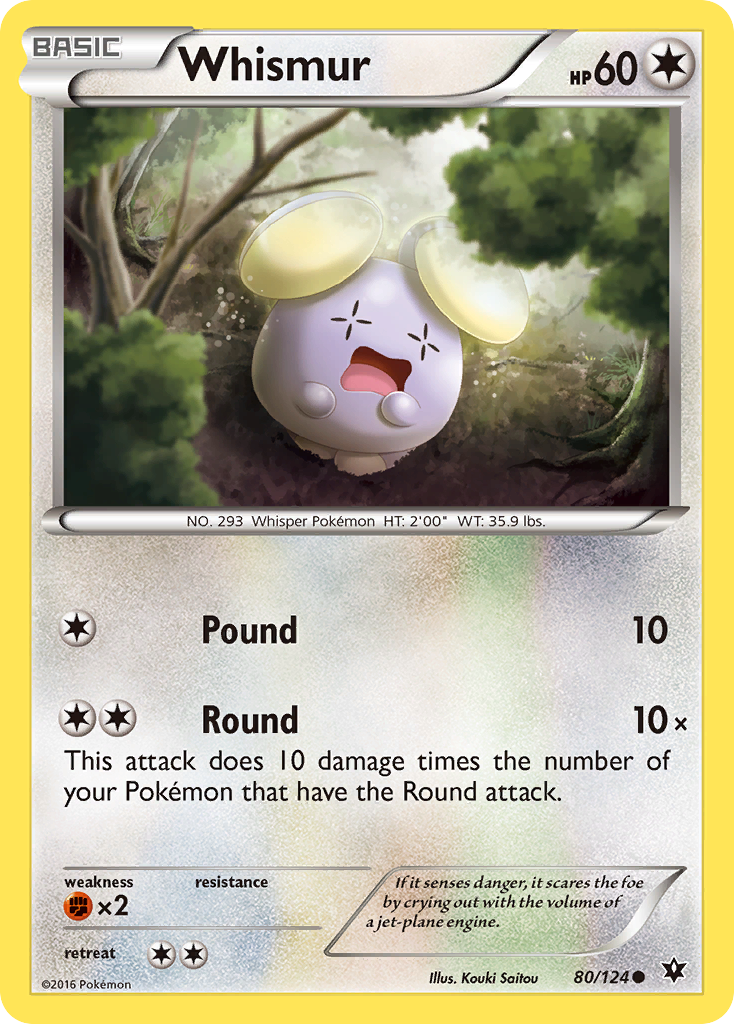 Whismur (80/124) [XY: Fates Collide] 