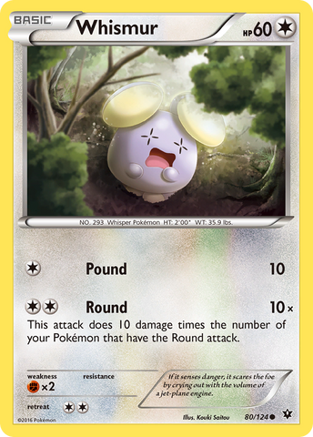 Whismur (80/124) [XY: Fates Collide] 