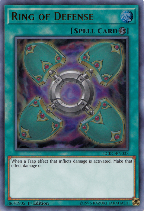 Ring of Defense [LCKC-EN033] Ultra Rare 