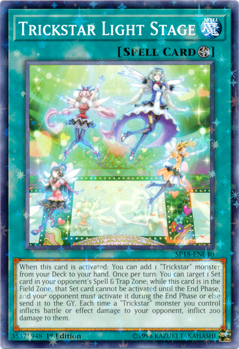 Trickstar Light Stage [SP18-EN040] Starfoil Rare 