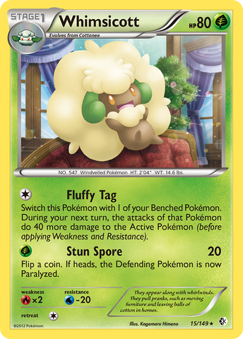 Whimsicott (15/149) [Black &amp; White: Boundaries Crossed] 