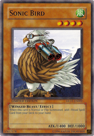 Sonic Bird [GLD1-EN002] Common 