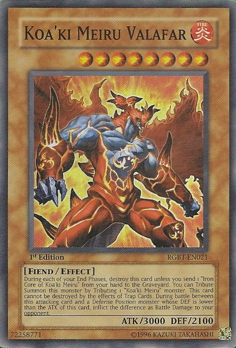 Koa'ki Meiru Valafar [RGBT-EN021] Super Rare 