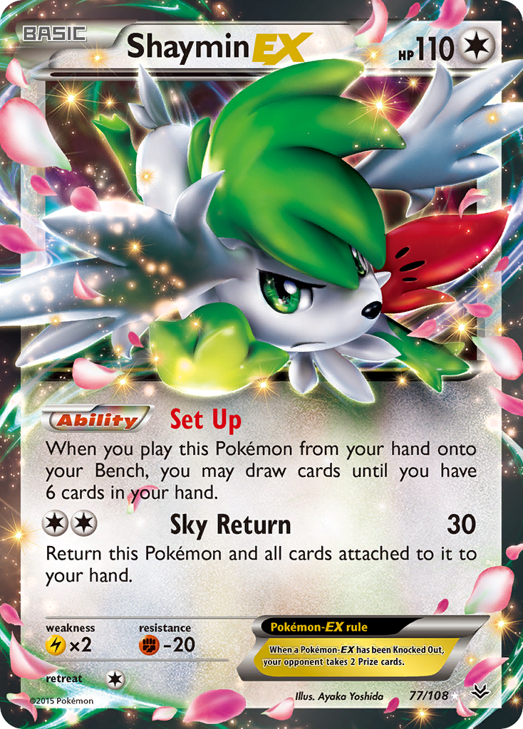 Shaymin EX (77/108) [XY: Roaring Skies] 