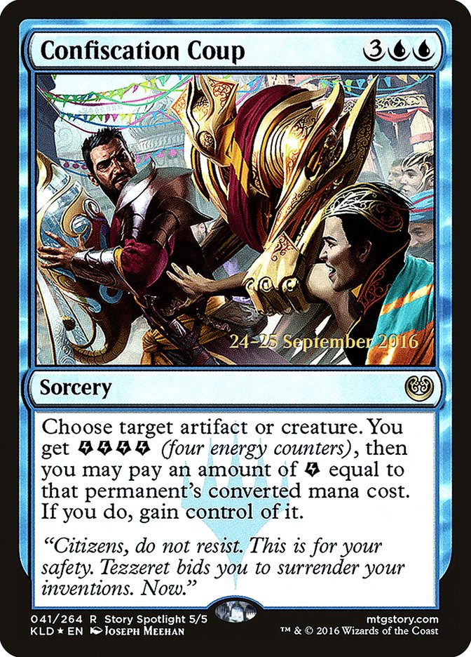 Confiscation Coup [Kaladesh Prerelease Promos] 