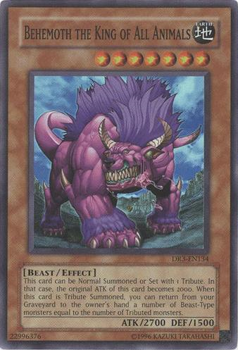 Béhémoth, le roi de tous les animaux [DR3-EN134] Super rare 