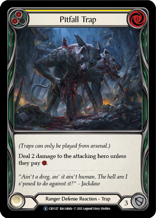 Pitfall Trap [U-CRU127] (Crucible of War Unlimited) Unlimited Normal 