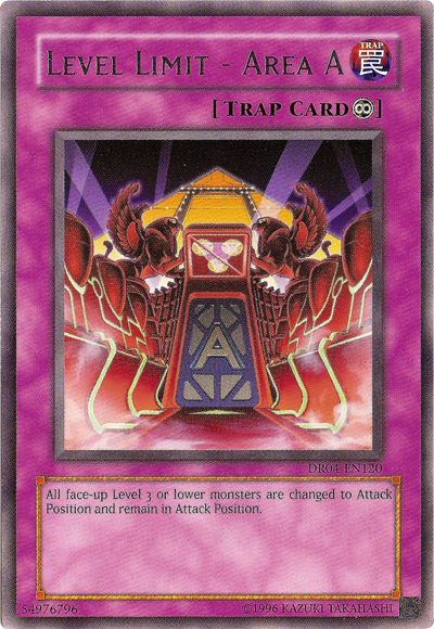 Level Limit - Area A [DR04-EN120] Rare 