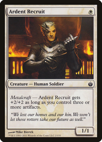 Ardent Recruit [Mirrodin Besieged] 