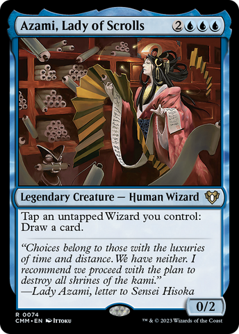 Azami, Lady of Scrolls [Commander Masters] 