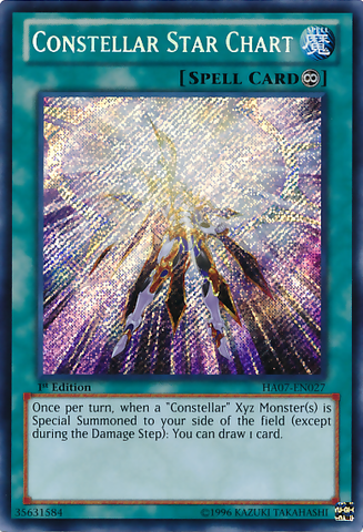 Constellar Star Chart [HA07-EN027] Secret Rare 