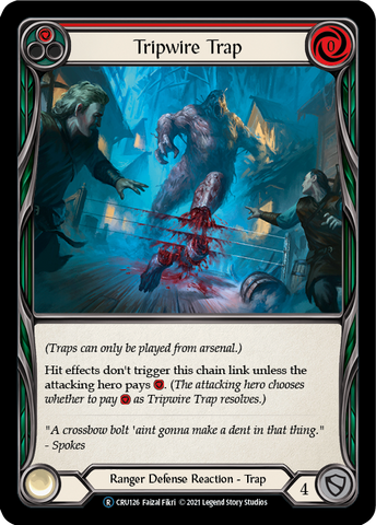 Tripwire Trap [U-CRU126] (Crucible of War Unlimited) Unlimited Rainbow Foil 