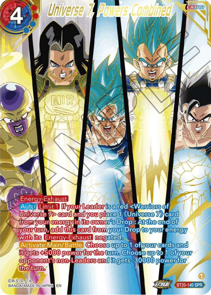 Universe 7, Powers Combined (SPR) (BT20-140) [Power Absorbed] 