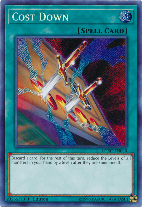 Cost Down [LCKC-EN040] Secret Rare 