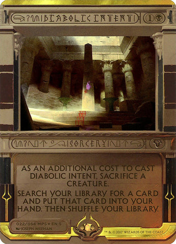 Diabolic Intent (Summon) [Amonkhet Invocations] 
