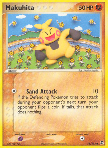 Makuhita (75/113) [EX: Delta Species] 