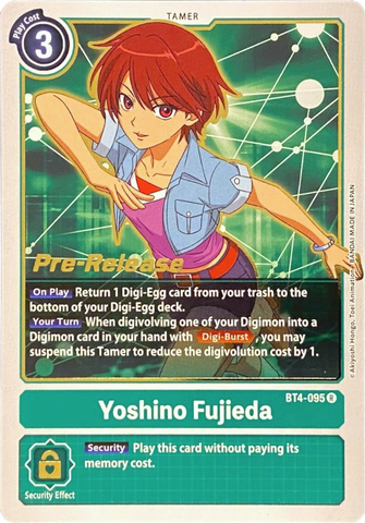Yoshino Fujieda [BT4-095] [Great Legend Pre-Release Promos] 
