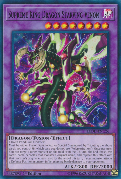 Supreme King Dragon Starving Venom [LEDD-ENC26] Common 