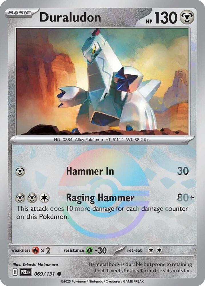 Duraludon (069/131) (Poke Ball Pattern) [Scarlet &amp; Violet: Prismatic Evolutions] 