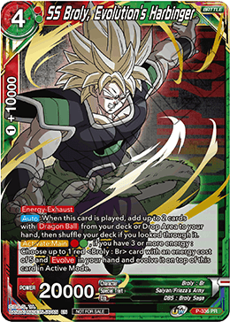 SS Broly, Evolution's Harbinger (P-336) [Tournament Promotion Cards] 