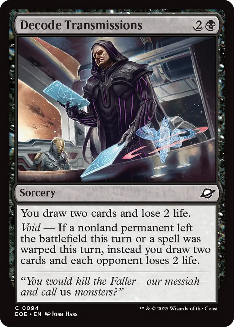 Decode Transmissions [Edge of Eternities] 