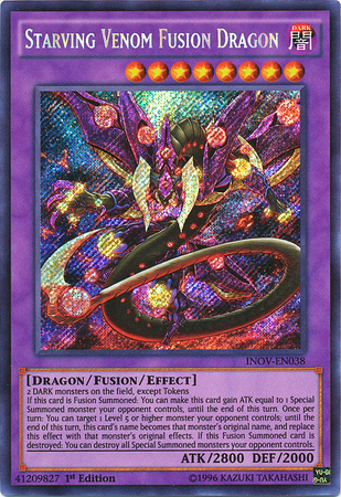 Starving Venom Fusion Dragon [INOV-EN038] Secret Rare 