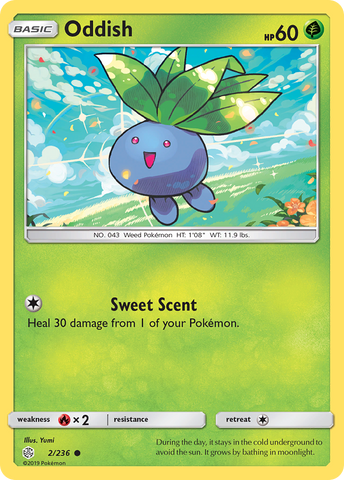 Oddish (2/236) [Sun &amp; Moon: Cosmic Eclipse] 