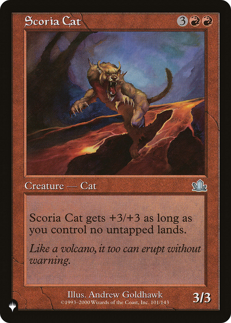 Scoria Cat [The List Reprints] 