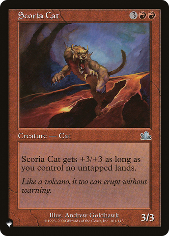 Scoria Cat [The List Reprints] 