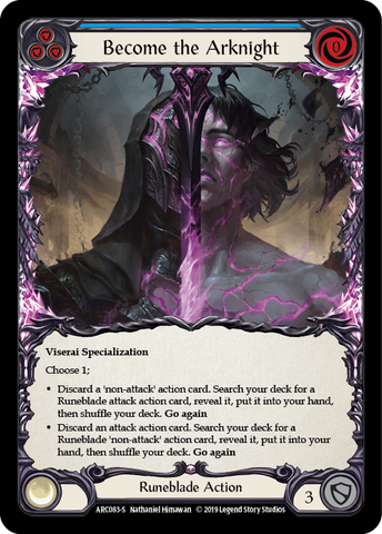 Become the Arknight [ARC083-S] (Arcane Rising) 1st Edition Rainbow Foil 