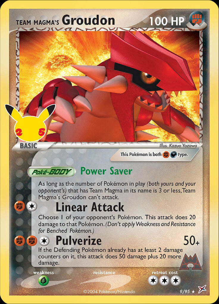 Team Magma's Groudon (9/95) [Celebrations: 25th Anniversary - Classic Collection] 