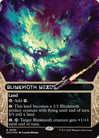 Blinkmoth Nexus (0093) (Borderless) (Galaxy Foil) [Edge of Eternities: Stellar Sights] 