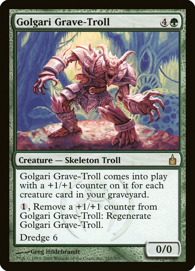 Golgari Grave-Troll [Ravnica: City of Guilds] 