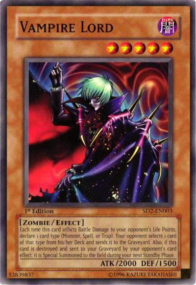 Vampire Lord [SD2-EN003] Common 