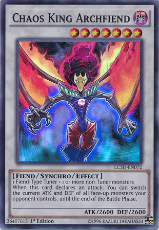 Chaos King Archfiend [LC5D-EN072] Super Rare 