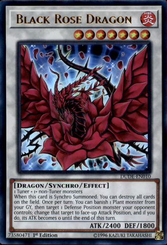 Black Rose Dragon [DUDE-EN010] Ultra Rare 