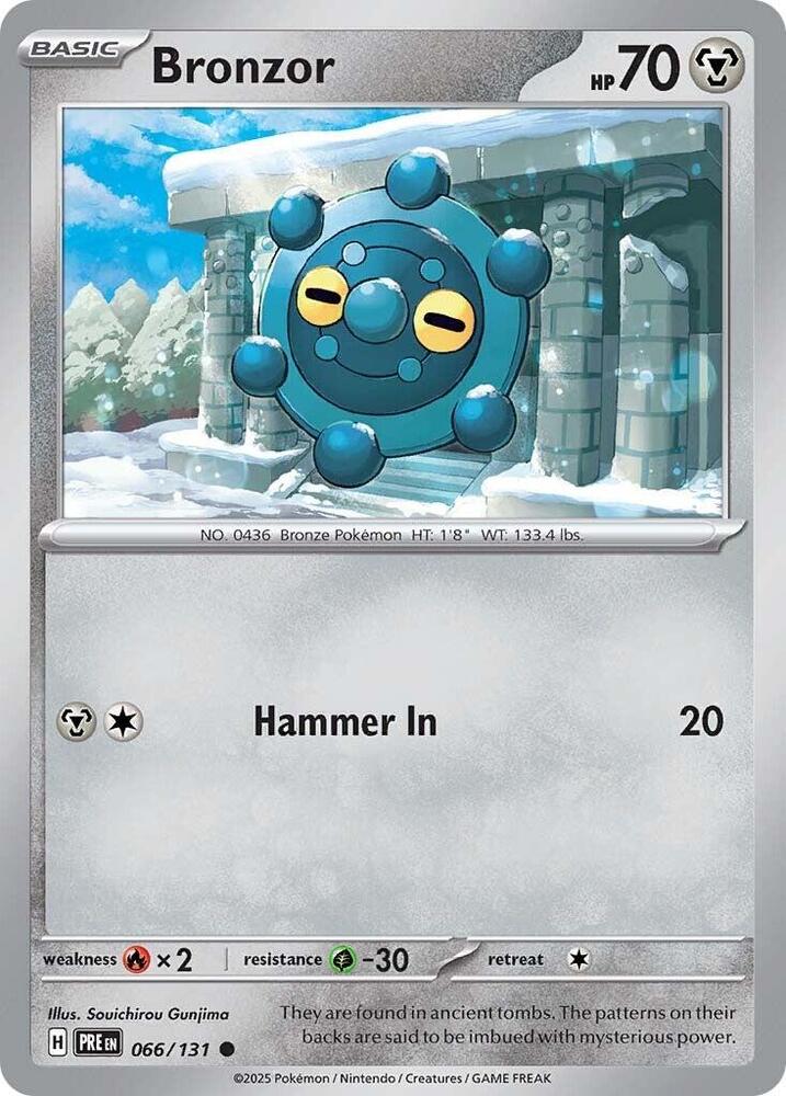 Bronzor (066/131) [Scarlet &amp; Violet: Prismatic Evolutions] 