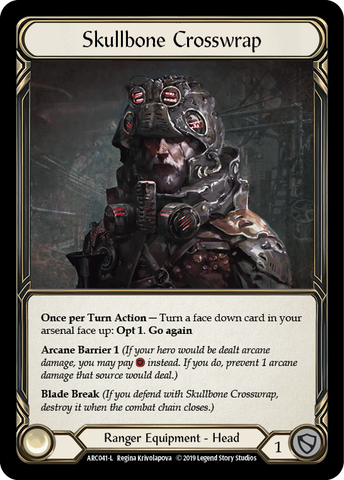 Skullbone Crosswrap [ARC041-L] (Arcane Rising) 1st Edition Cold Foil 
