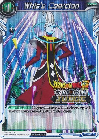 Whis's Coercion (BT1-055) [Judge Promotion Cards] 